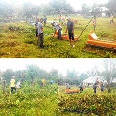  Jelang Ramadhan, 2 Desa Lakukan Goro Massal Di Pemakaman Umum Sentajo